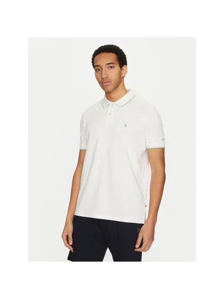 U.S. Polo Assn. Поло Regular Fit білий