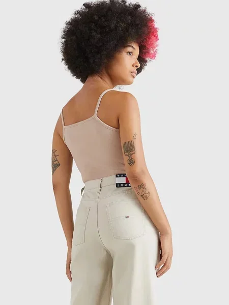 Широкі джинси Tommy Jeans в ялинку білі