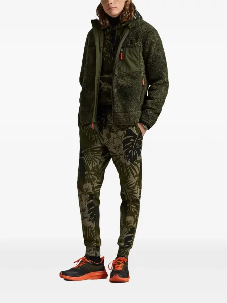 Slip de baie Polo Ralph Lauren cu broderie din piele de căprioară în carouri albastru