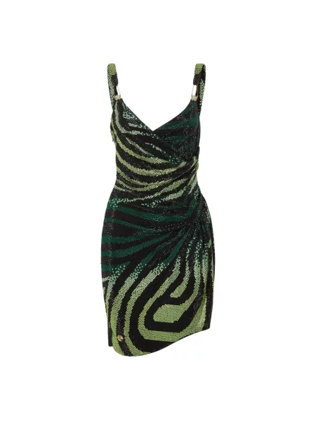 Mała mały sukienka mini Philipp Plein zielona