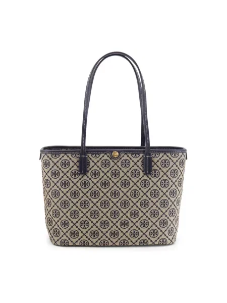 Shopperka Tory Burch niebieska