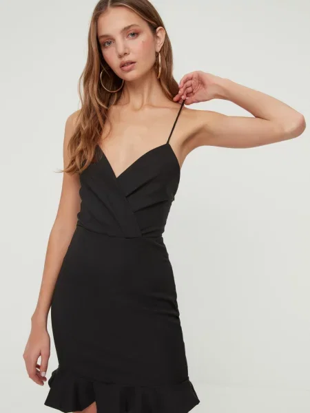 Sukienka mini Trendyol czarna