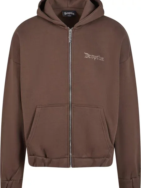 Dropsize Mikina tmavě hnědá