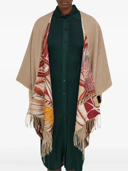 Reversibil geacă Ferragamo de mătase
