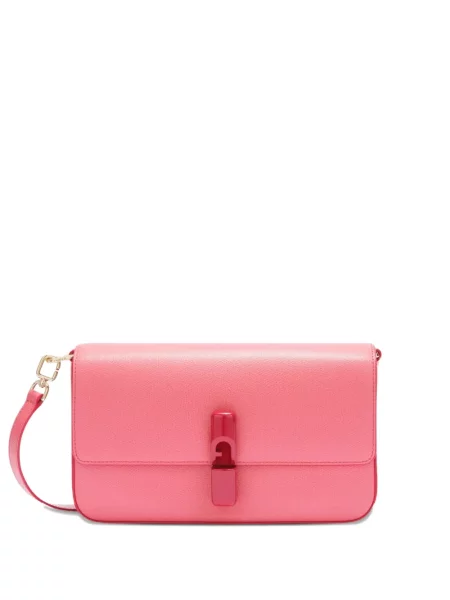 Чанта за през рамо Furla розово