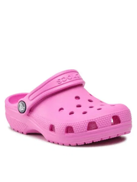 Dětské pantofle Crocs růžové
