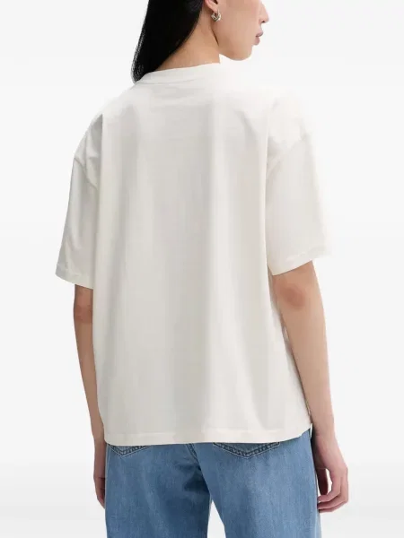 Tricou La Mania cu imagine alb