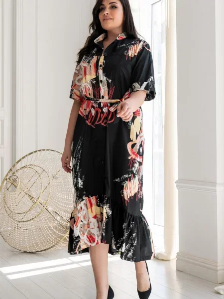 Сукня міді RiMari чорний