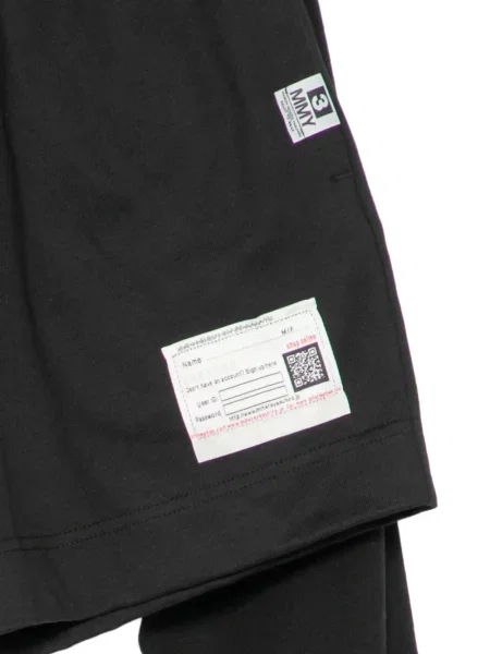 Szorty Maison Mihara Yasuhiro czarne