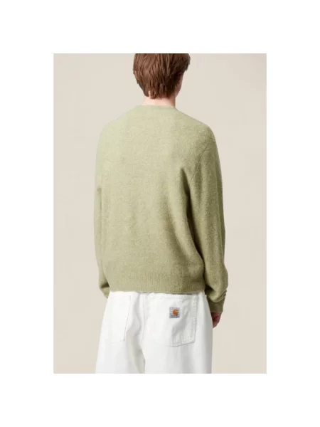 Carhartt Wip Swetry Mężczyzna L Sweter Tangled Phlox zielony