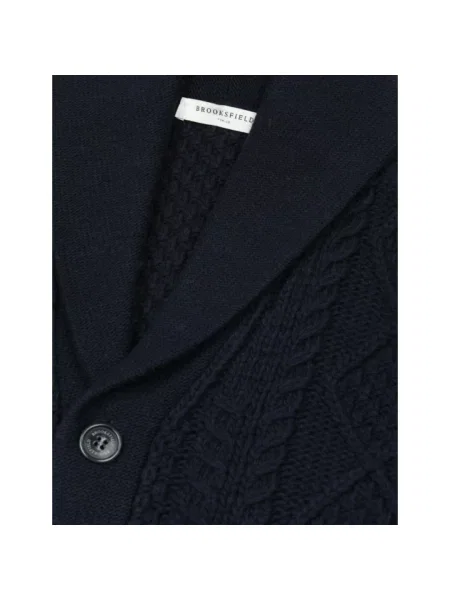 Dzianinowy sweter Brooksfield niebieski