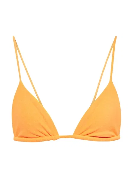 Bikini Jade Swim frotte pomarańczowy