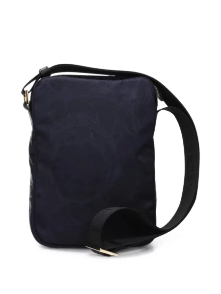 Geantă crossbody Versace din jacard albastru