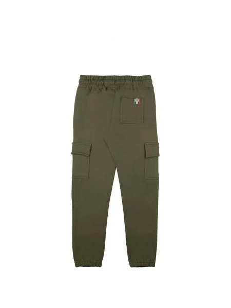Pantaloni cargo copii Leone 1947 verde