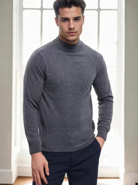 Golf golf Dewberry wełniany szary