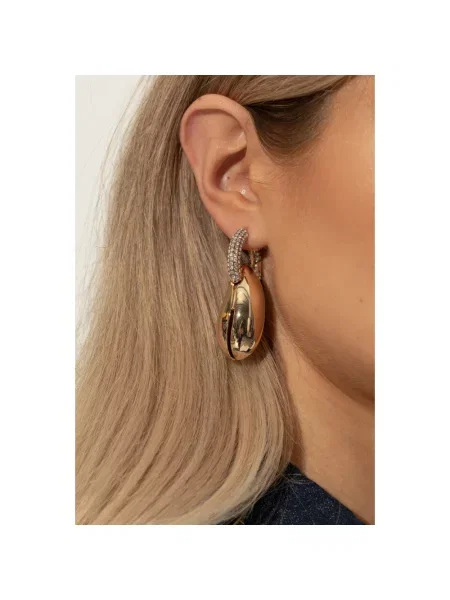 Kolczyki Tory Burch żółte
