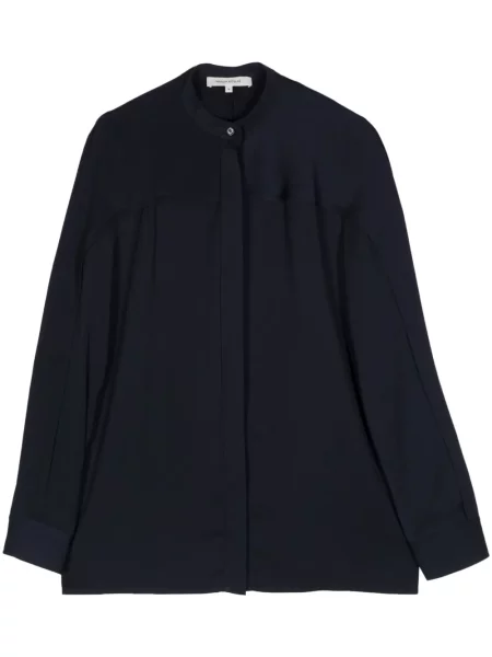 Cămașă Maison Kitsune plisată albastru