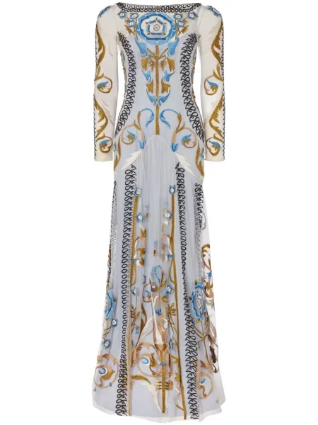 Maxi suknele Temperley London mėlyna