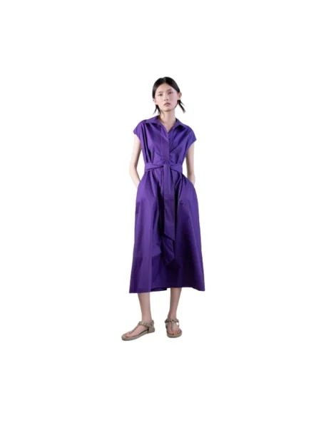 Sukienka Psophia garniturowa fioletowa