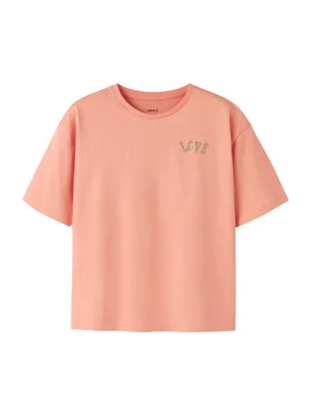 NAME IT Tricou NKFKali șamoa / auriu / portocaliu deschis / rodie roșu