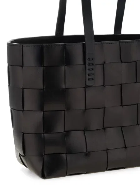 Geantă shopper Dragon Diffusion din piele negru