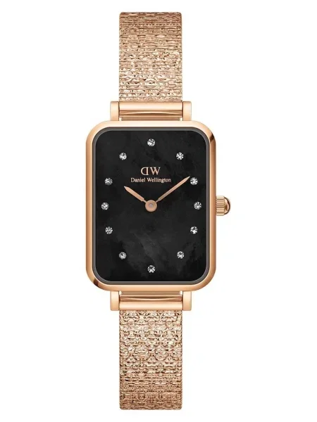 Daniel Wellington Ceas Quadro Lumine Pressed Piano Auriu roz