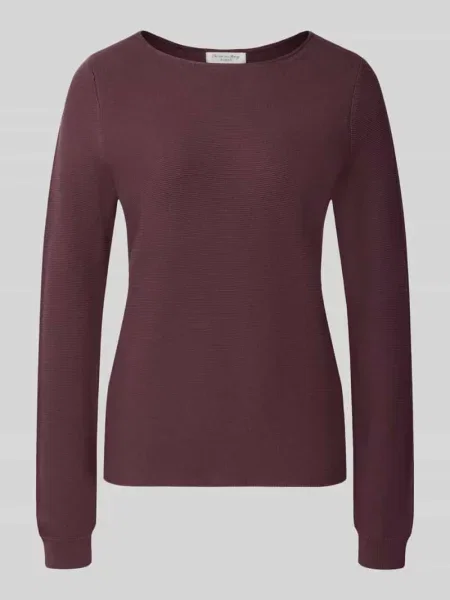 Sweter z czystej bawełny w imitacji dzianiny Christian Berg Woman