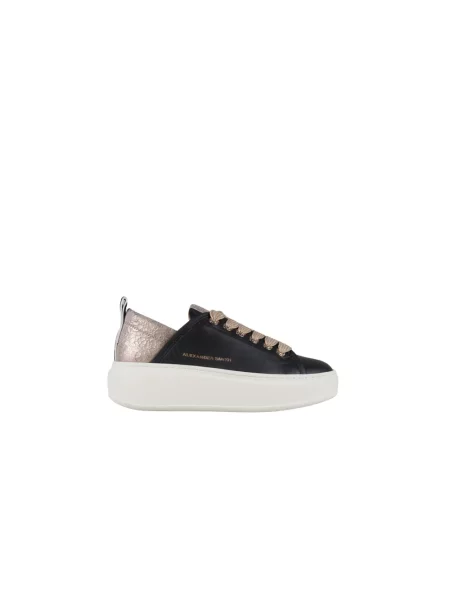 Sneakersy Alexander Smith skórzane czarne