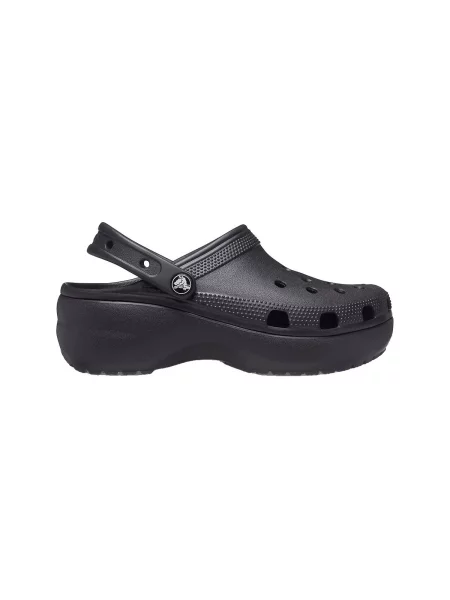 Platform talpú klasszikus félcipő Crocs fekete