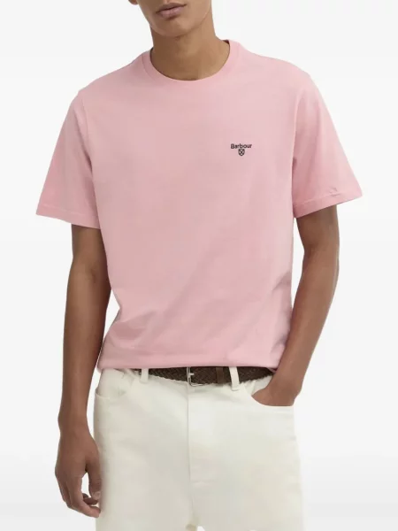 Tricou sport Barbour roz