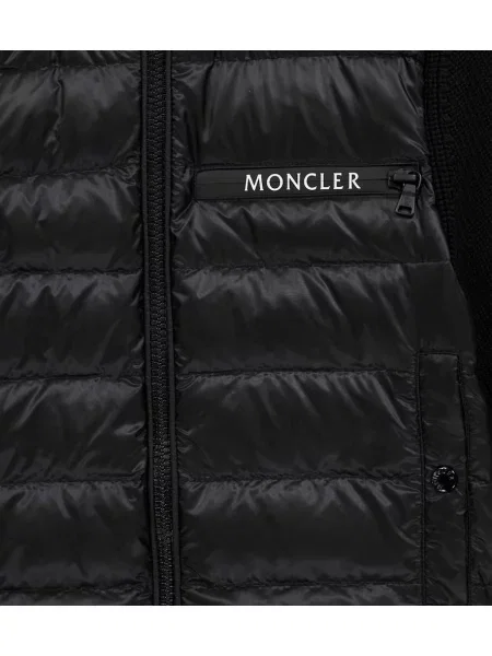 Πουπουλένιο μπουφάν Moncler Enfant μαύρο
