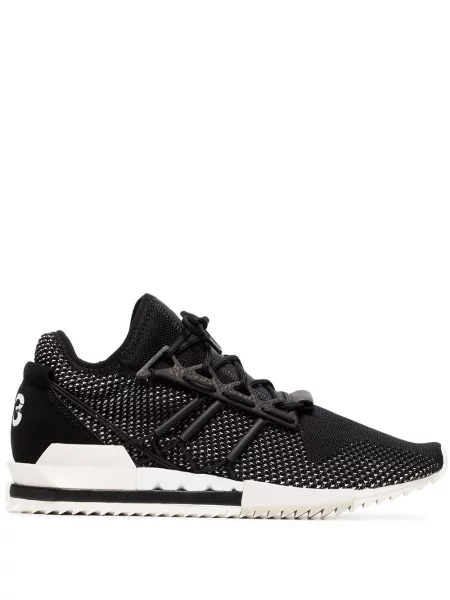 Sneakerși Y-3 din piele negru