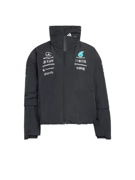 ADIDAS PERFORMANCE Geacă sport Mercedes AMG Petronas Formula 1 Team albastru aqua / negru alb