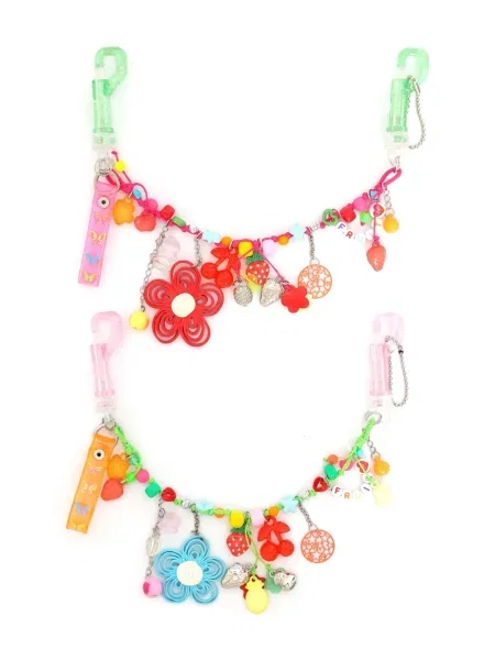 Geantă Amir Slama cu model floral roșu