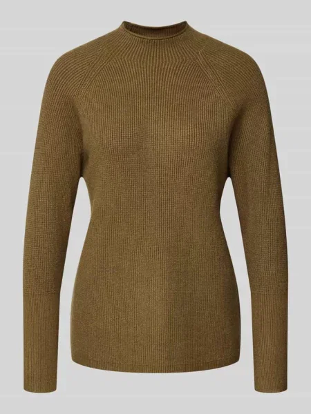 Sweter z dzianiny z prążkowanymi wykończeniami model ‘KANITA’ Soyaconcept