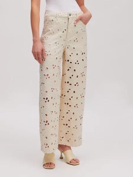 EDITED Pantaloni Tabea crem