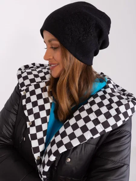Šilterica Wool Fashion Italia crna