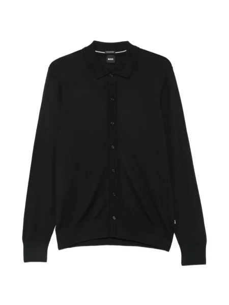 Cardigan Boss de lână negru