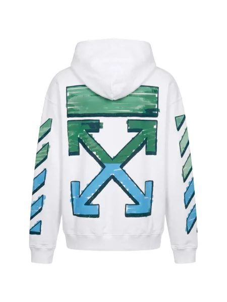Hanorac cu glugă Off-white alb