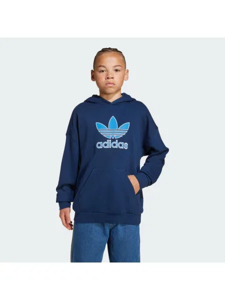 Mikina Big Logo Oversized Kids modrá