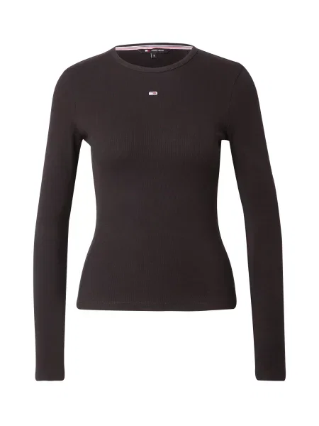 Tommy Jeans Tricou ESSENTIAL bleumarin alb murdar negru