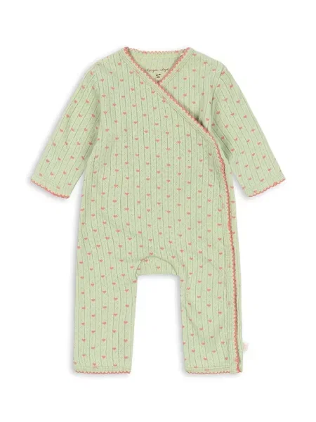 Konges Sløjd kombinezon za bebe od pamuka MINNIE NEWBORN ONESIE GOTS zelena