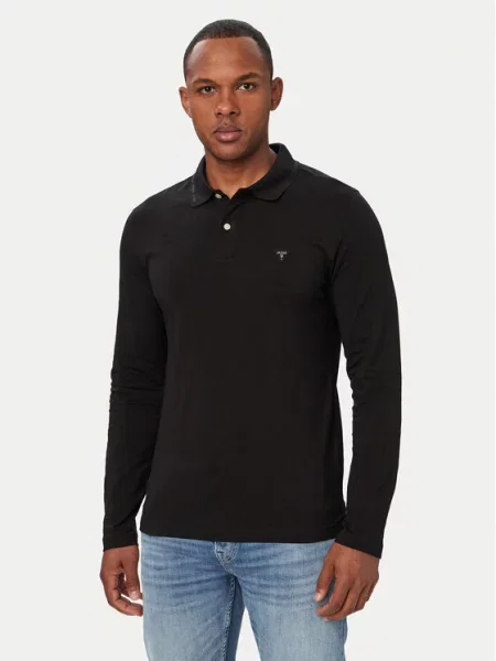 Guess Polo marškinėliai Extra juoda