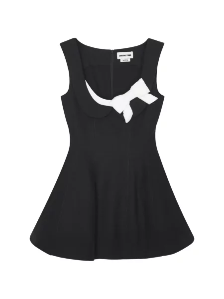 Rochie midi Shushu/tong cu funde de costum negru