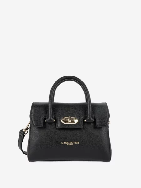 LANCASTER Paris Kabelka Lancaster Sac à main A rabat avec fermoir Mini Milano Cosmos Noir' černá