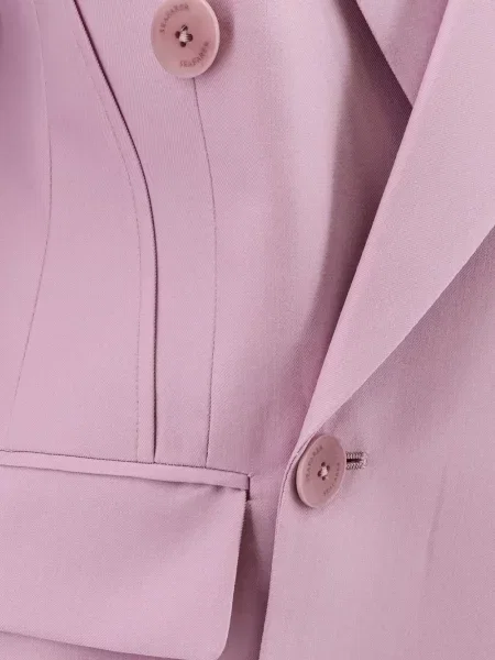 Dvouřadé sako Seafarer růžové