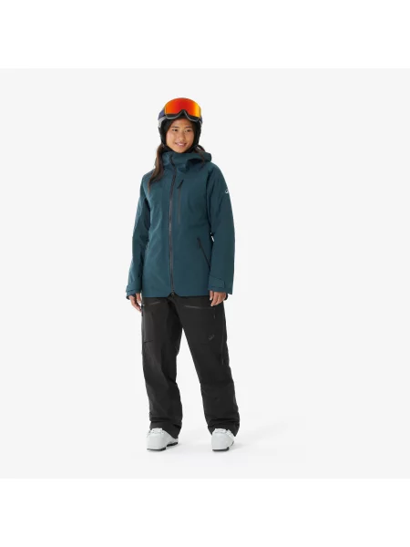 Kurtka narciarska i snowboardowa Quechua FR zielona