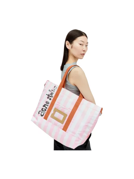 Shopperka Acne Studios różowa