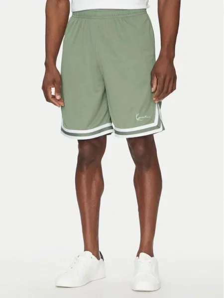 Karl Kani Kalhoty khaki bílá