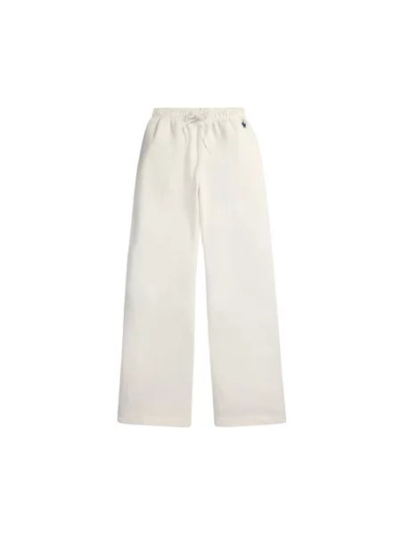 Ralph Lauren Spodnie Kobieta S Knit Open Sweatpants biały
